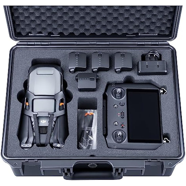 Lykus Titan M350 Waterproof Hard Case for DJI Mavic 3 Pro/Classic, RC Pro and DJI RC Simultaneously, Support Lanyard [CASE ONLY]