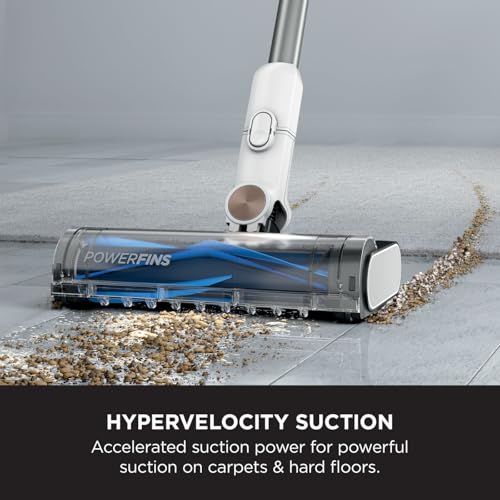 Shark PowerDetect Cordless Vacuum Cleaner, DuoClean Detect, Reverse Clean, Anti Hair Wrap Plus, Lightweight, 70 Min Runtime, Pet, Crevice & Multi-Surface Tools, Flexible, Handheld Mode, Grey IP1251UKT