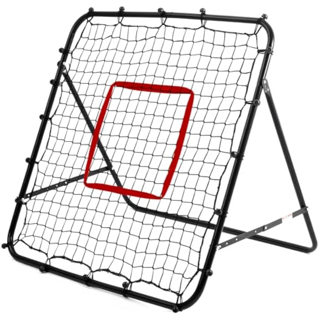 Adjustable Football Rebounder Net - Soccer Training Equipment for Kids & Adults, Portable Kickback Target Goal for Shooting & Passing Practice, Durable Steel Frame, Folding Design for Garden/Backyard