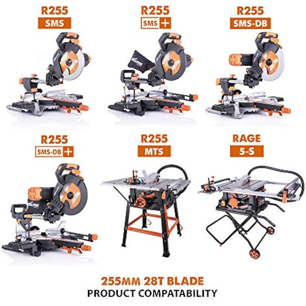 Advanced-Technology EVOLUTION (Powertools) RAGEBLADE 255M Blade M/Purpose TCT RAGE3 255MM