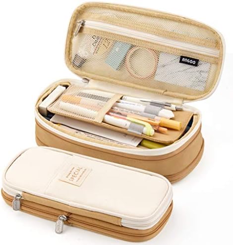 EASTHILL Big Capacity Pencil Pen Case Office College School Large Storage High Capacity Bag Pouch Holder Box Organizer