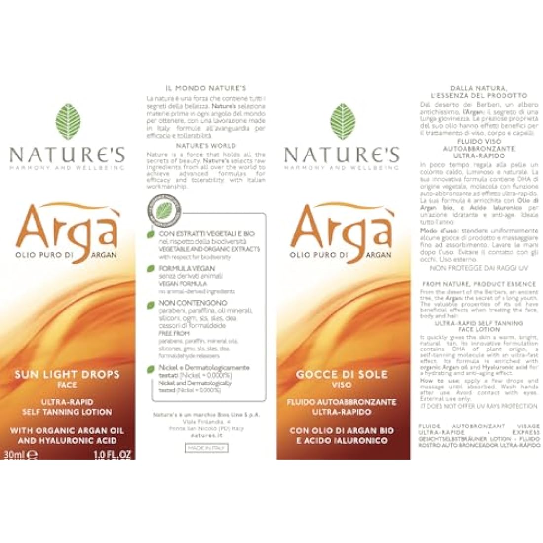 Arga 'Drops Self Tanning