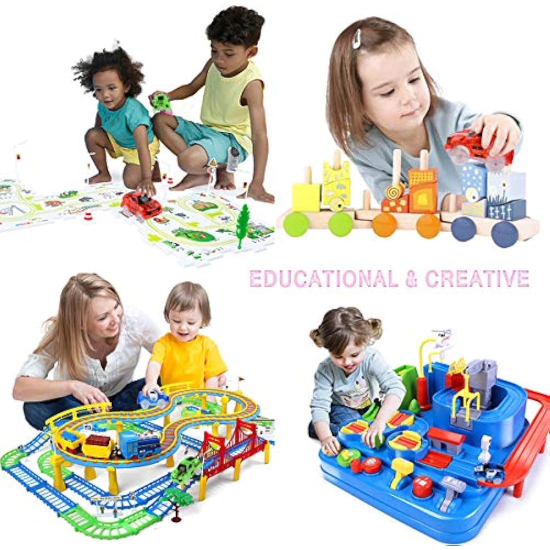 Glow Tracks Cars Light Up Toy Cars Race Track Accessories Compatible with Magic Tracks and Neo Tracks Replacement Best Gifts for Boys and Girls (3 Pack)