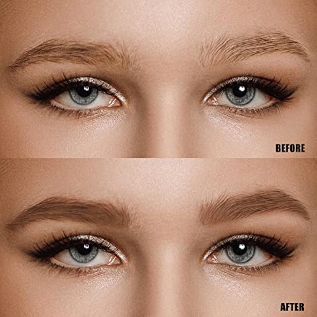 Eyebrow Pencil Natural Look - Black, Long-Lasting, Waterproof, Precise Application - Vegan & Cruelty-Free 0.08g (101#Taupe)