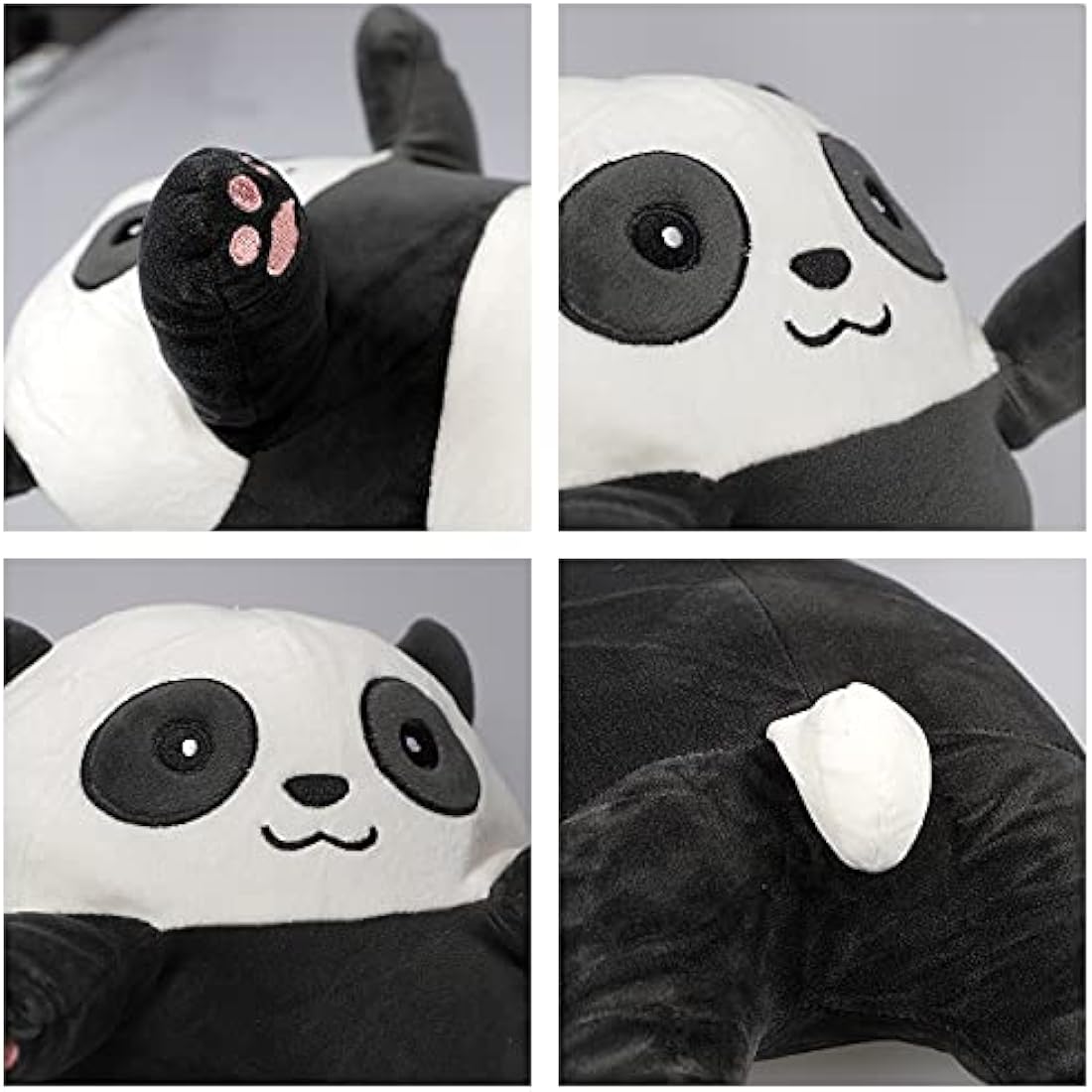IPENNY 28inch Long Cute Panda Doll Plush Cuddly Toy Sleep Pillow Super Soft Stuffed Animals Toy Kids Gift for Valentines Girlfriend