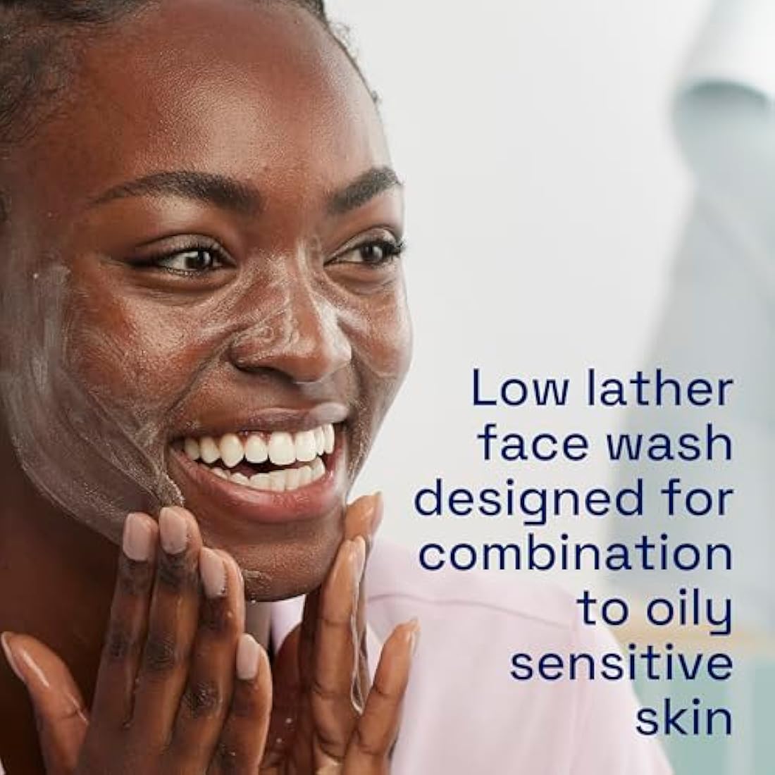 Cetaphil Oily Skin Cleanser, 473ml, Face Wash, For Combination to Oily Sensitive Skin, With Niacinamide