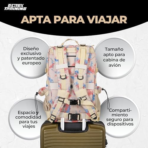 ELITRAINX Elitex Training 45L Tactical Military USA Waterproof Sport, Cabin Airplane, CrossTraining, Outdoor Sports Gym Portable