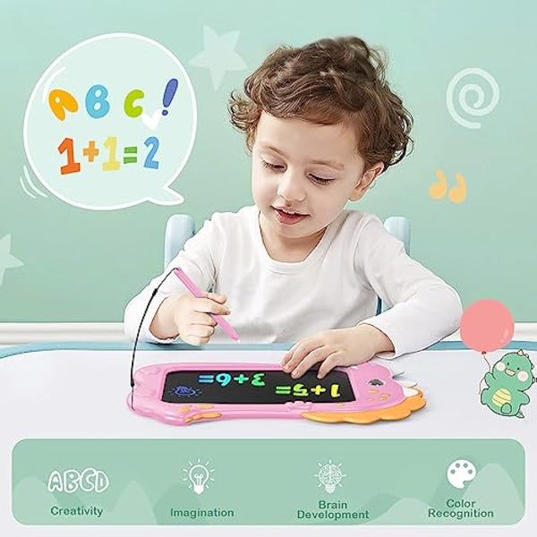 Kizmyee LCD Writing Tablet for Kids,Toddler Toys for 3 4 5 6 Year Old Boys Girls Gifts, 8.5inch Kids Toys Doodle Board, Dinosaur Toys Drawing Pad for Kids 3+ Year Old Boy Girl Birthday Gifts