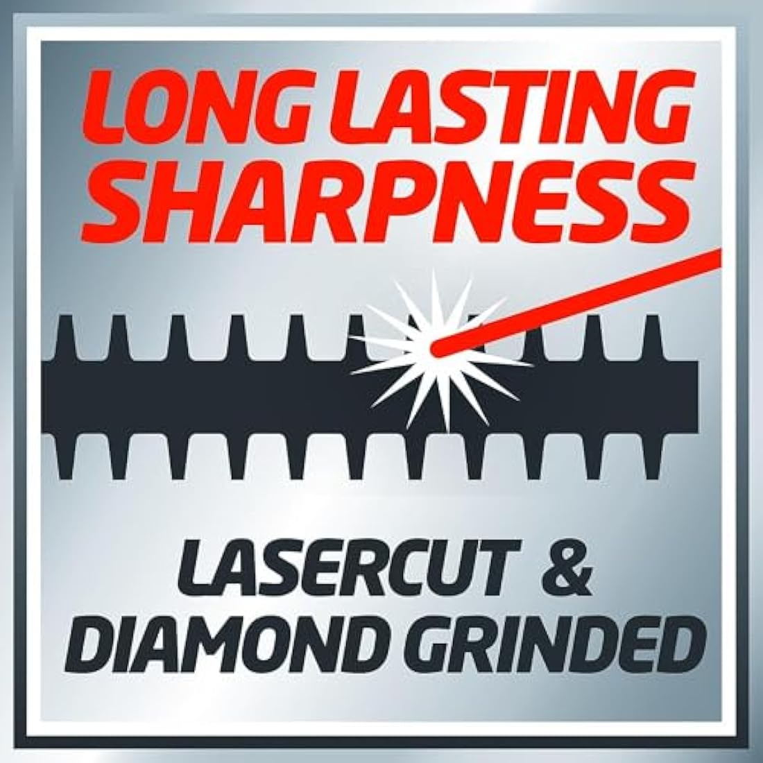 Einhell GH-EH 4245 Electric Hedge Trimmer -- 45cm (18 Inch) Cutting Length, Laser-Cut Diamond-Ground Steel Blades -- Lightweight Hedge Cutter, Powerful, Safe and Easy To Use