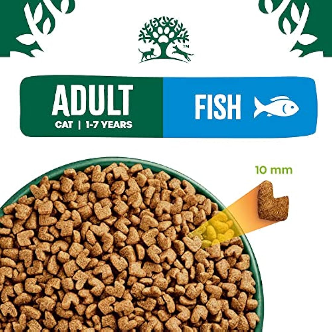 James Wellbeloved Adult Fish 10 kg Bags, Hypoallergenic Dry Cat Food