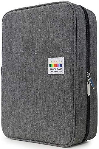 300 Slots Large Pencil Case - Big Capacity Colored Pencil Case Organizer Pen Case with Multilayer Holder for Prismacolor Colored Pencils & Gel Pen by YOUSHARES