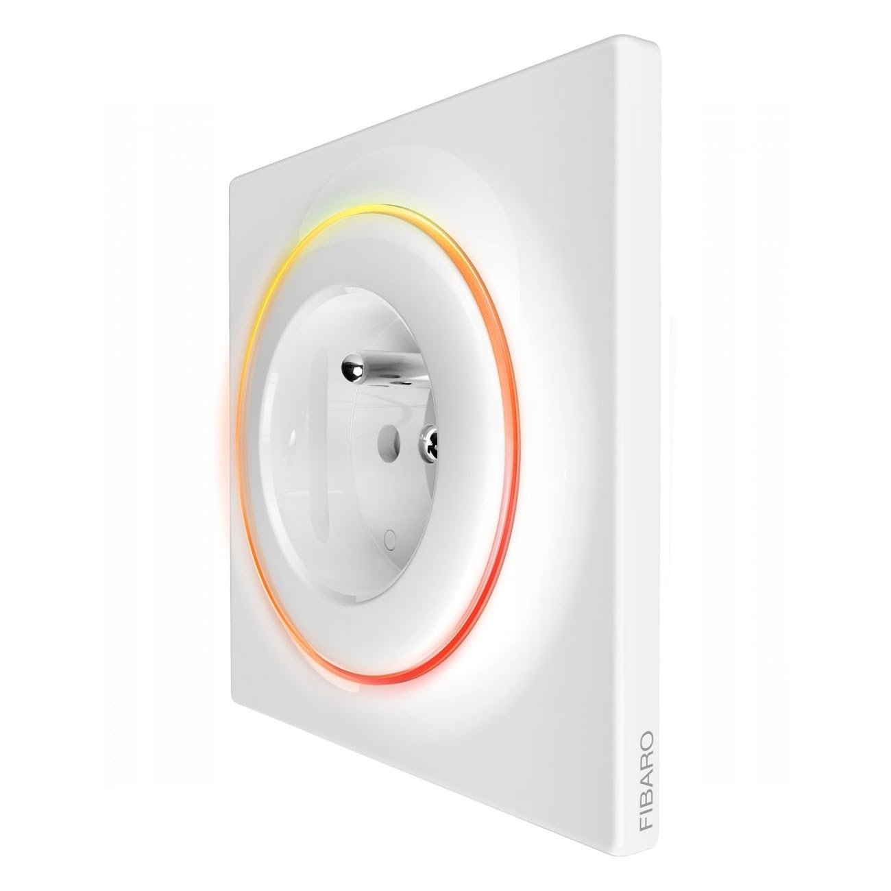 Fibaro Walli Outlet Type E/Z-Wave Plus Intelligent Socket, Smart Outlet, FGWOE-011 , White
