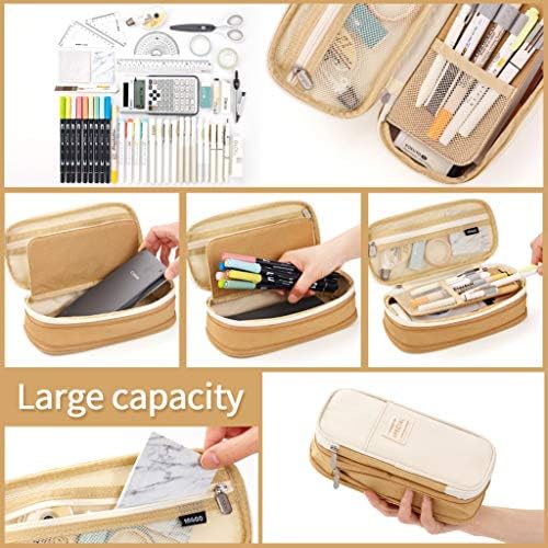 EASTHILL Big Capacity Pencil Pen Case Office College School Large Storage High Capacity Bag Pouch Holder Box Organizer