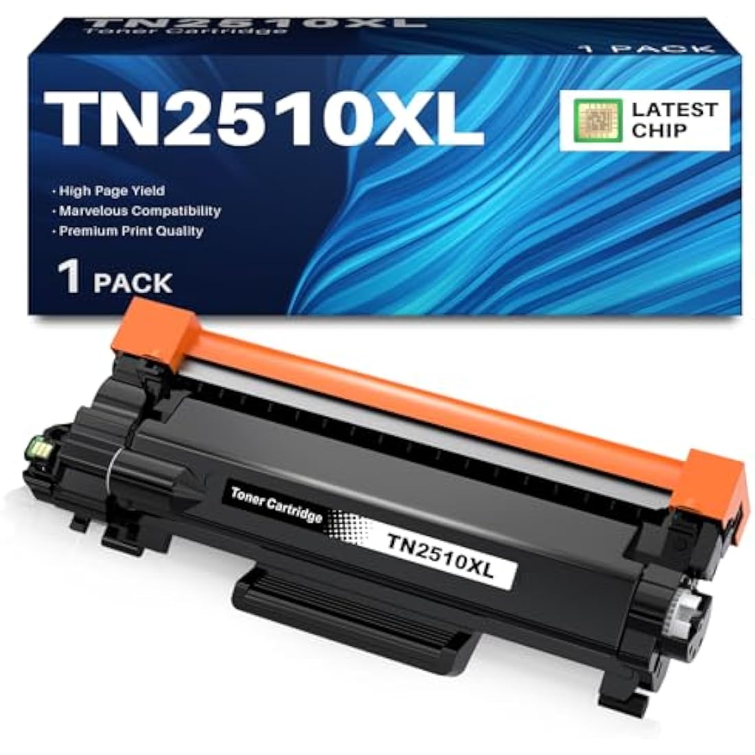 INK4U TN2510XL Toner Compatible with Brother TN-2510XL TN2510 for DCP-2620DW DCP-L2665DW DCP-L2660DW HL-L2400DW HL-L2445DW MFC-L2835DW MFC-L2800DW MFC-L2860DW (1Black) ,3000 Pages