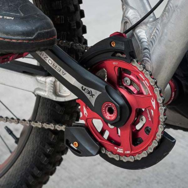 Funn Zippa DH Chain Guide, ISCG05 Interface, BSA Adapter Included, 32T-38T, Mountain Bike Chain Protector