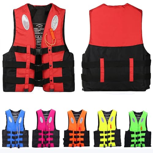 Swim Jacket - Paddle Board Life Jacket for Adult Adjustable Buoyancy Aids Swim Safety Snorkeling Vest for Kayaking Floatation Device Surfing Outdoor WaterSports(Blue,XL)