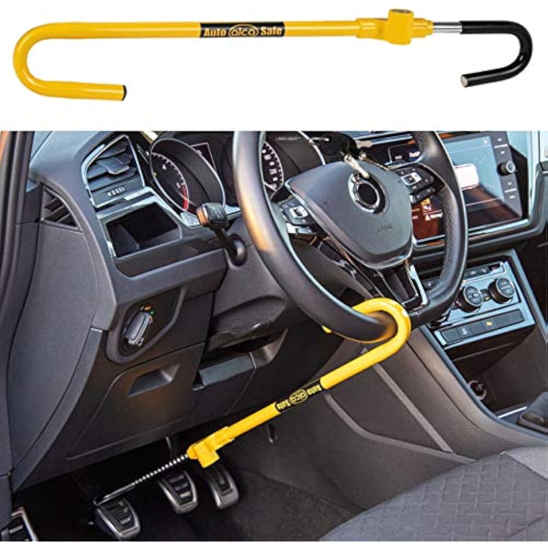 alca Germany Car Pedal to Steering Wheel Lock Clutch Break Anti-Theft A301000