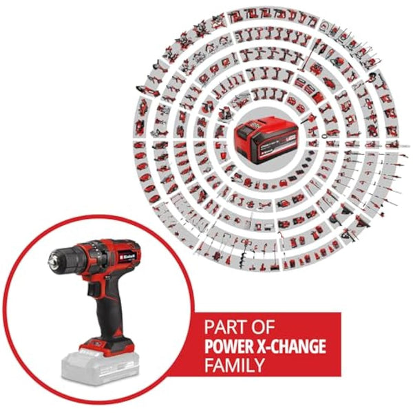 Einhell 4513927 TC-CD 18/35 Li-Solo Power X-Change Lithium-Ion Cordless Speed Electronic Unit without Battery or Charger, 18.5 cm*19.5 cm*6.3 cm