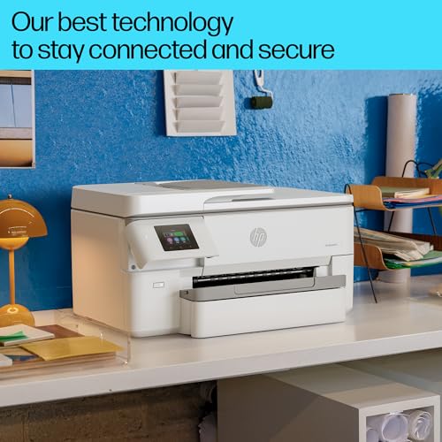 HP OfficeJet Pro 9720e Wide Format All-in-One Printer | Colour | Printer for Small Office | Wireless | Print, Scan, ADF | Up To A3 | 3 Months Instant Ink Included | Easy Setup | Up To 3 Years Warranty