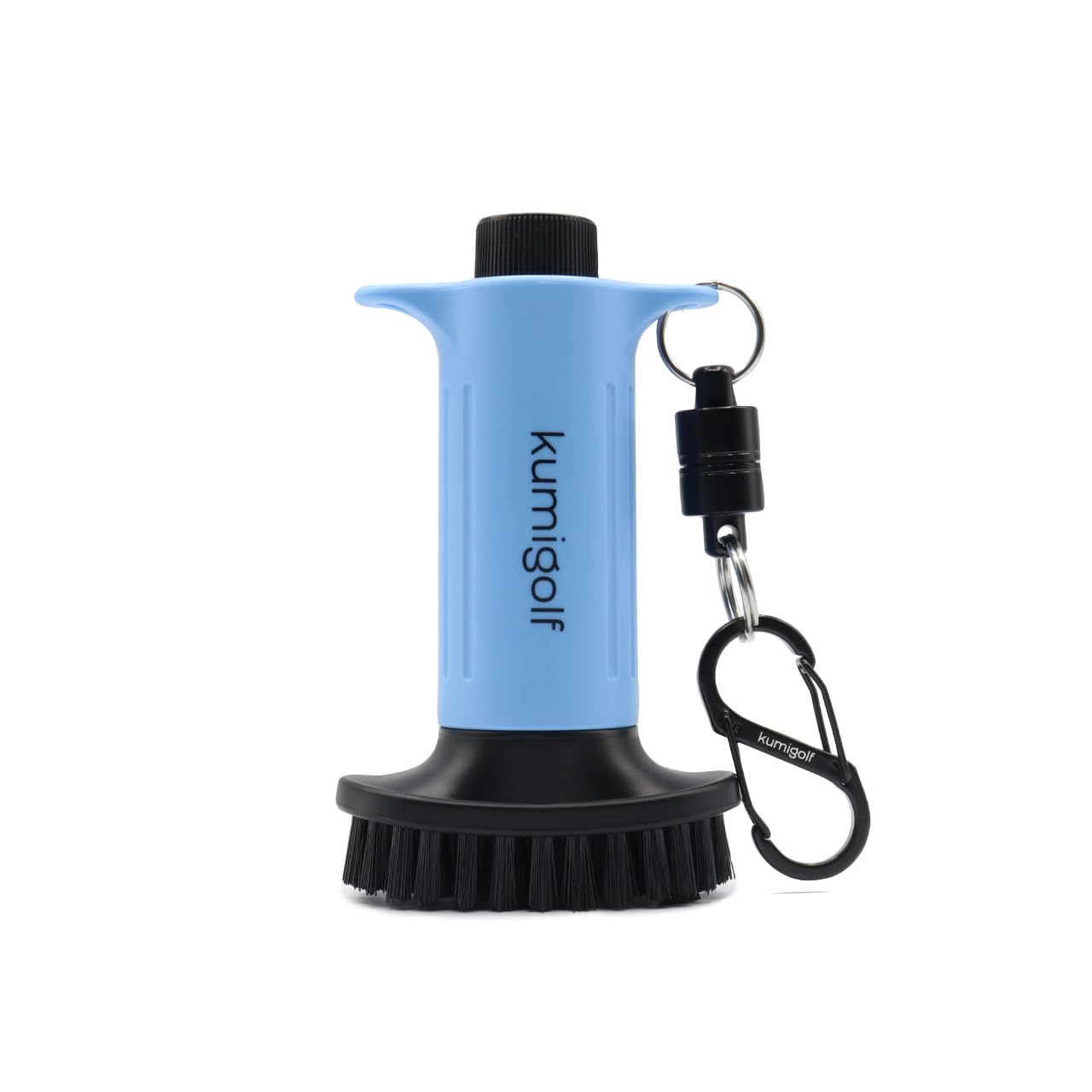 kumigolf? H3 Golf Water Brush - Premium Golf Club Brush with Water Tank for Perfect Club Cleaning & Protection - Magnetic Clip & High Quality Nylon