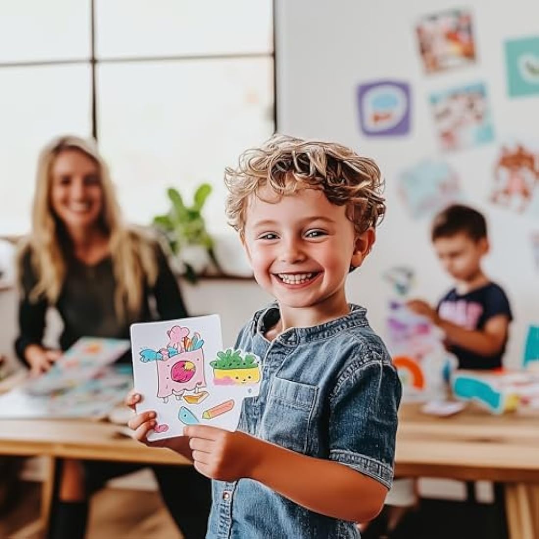 Evergreen Goods 100 Sheets A4 Glossy White Printable Sticker Vinyl, Waterproof Self-Adhesive Label Paper for Inkjet & Laser Printers, Perfect for Custom Labels, Kids’ Stickers & DIY Crafts