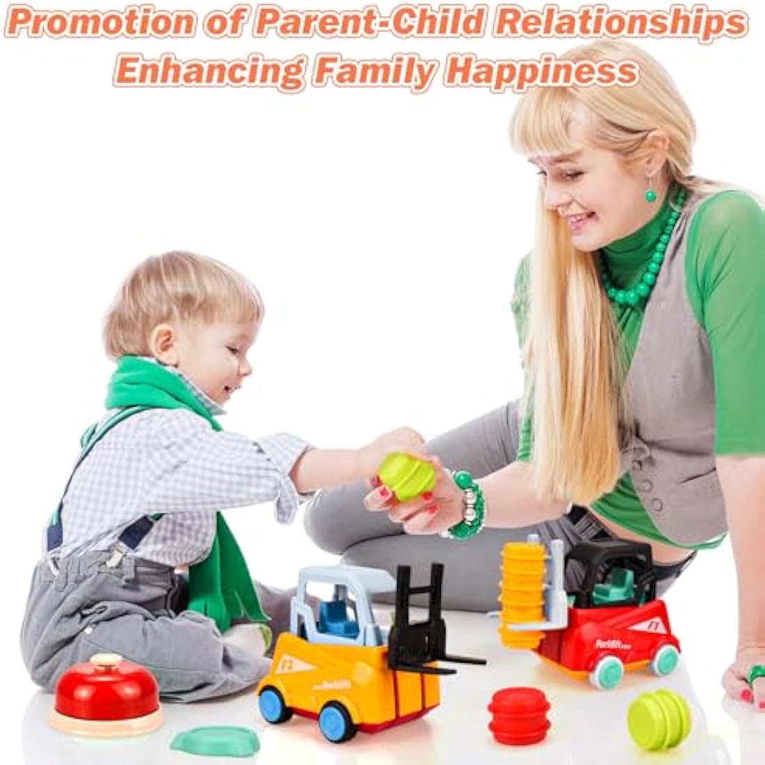 Hayoom Engineer Forklift Transport Game, Forklift Frenzy Car, Sensory Toys for 2+ Boys & Girls