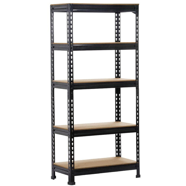 Yaheetech 5 Tier Garage Shelving Units, Heavy Duty Racking shelves, 150KG Per Shelf/750KG Capacity, 70cmx30cmx150cm（LxWxH,Dark Gray
