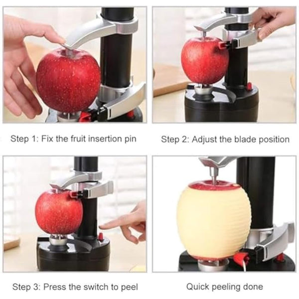Electric Potato Peelers Automatic Rotating Apple Peeler Potato Peeling Machine Automatic Fruits Vegetables Cutter Kitchen Peeling Tool