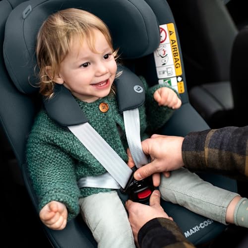 Maxi-Cosi FamilyFix 360 i-Size Base, Rotating Car Seat System, 360 Swivel ISOFIX Base, 0-4 Years (40-105 cm), One-Hand FlexiSpin Rotation, TravelSafe Rotation Control, Click & Go, Black