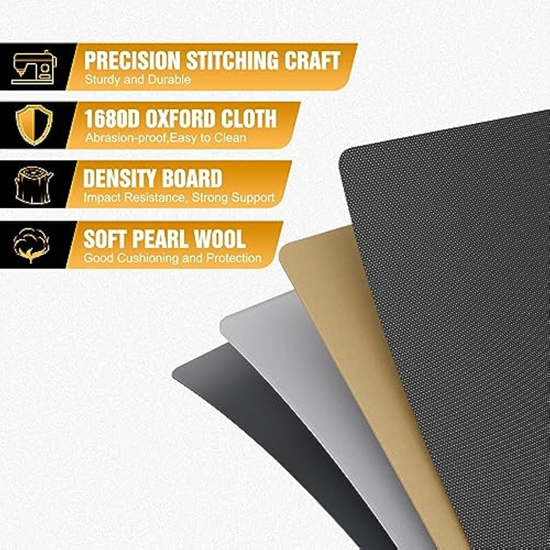 Knodel Car Boot Organiser, Heavy Duty Car Boot Storage with Foldable Cover, Collapsible Car Boot Tidy, Non-Slip Tidy Boot Bag for All Vehicles (Medium, Black)