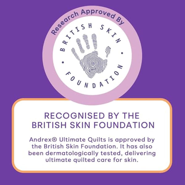 Andrex Ultimate Quilts Toilet Tissue 36 Rolls, Air Pocket Technology for Soft, Thick Sheets - Bulk Pack of 36 Quilted Toilet Rolls, FSC Certified