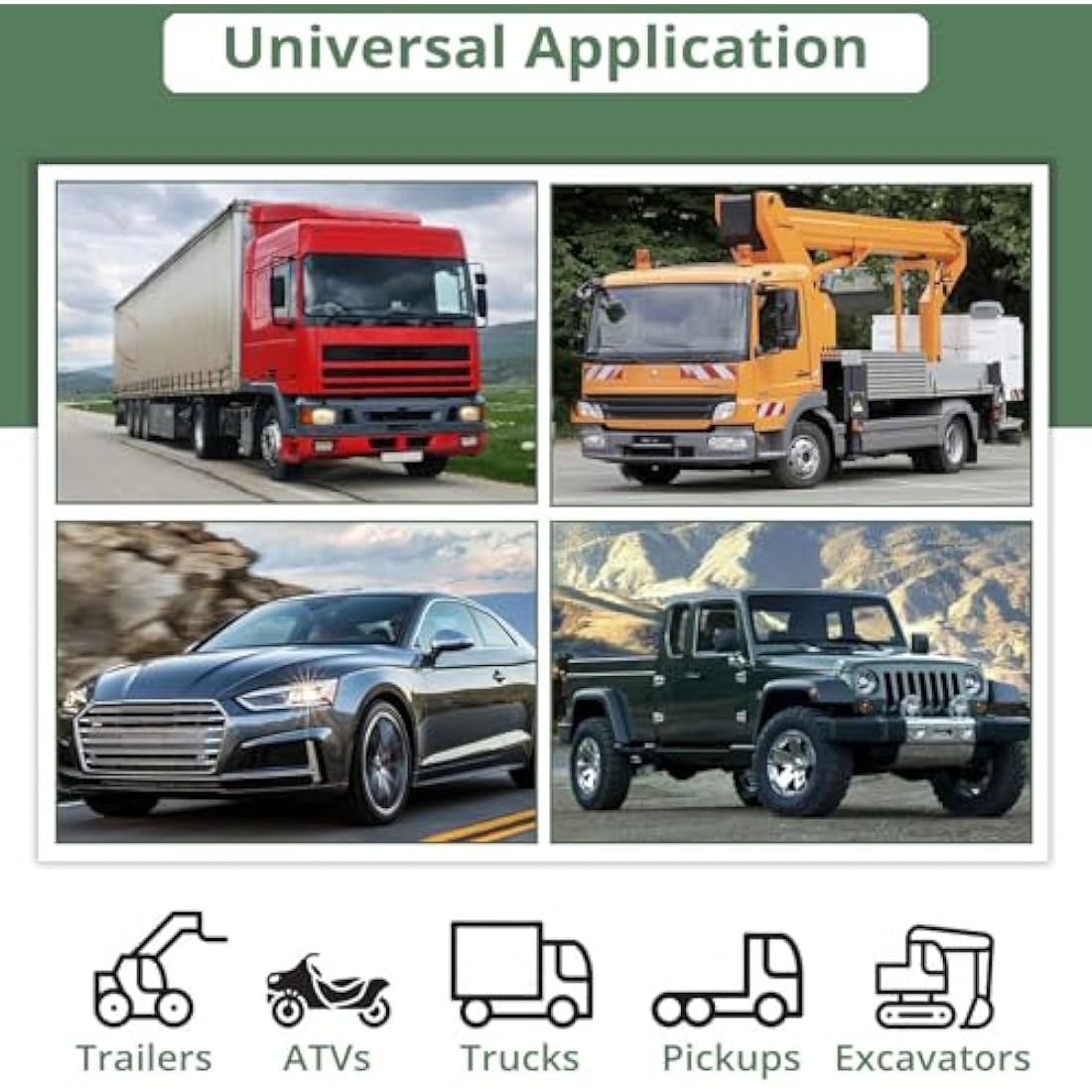 EYPINS 4W Amber Strobe Beacon Light - 4 LED, 18 Flash Modes, Double Switch, 12/24V with 3M Cigarette Lighter Cable - Emergency Hazard Warning Light for Trucks, Snow Plows, Rooftop Vehicles