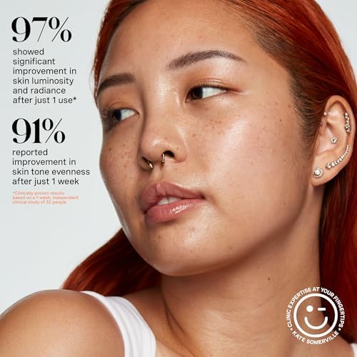 Kate Somerville Exfolikate Glow Moisturiser, Daily Facial Cream, 2-in-1 Exfoliating Face Cream, Gently Exfoliating and Hydrating Formula, 50 ml