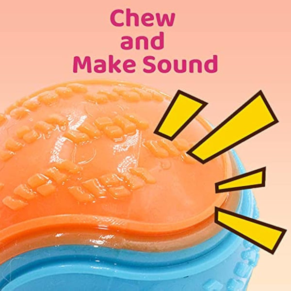 3Pcs Squeaky Dog Ball, Dog Toys Teeth Cleaning Puppy Chew Toys Pet Training Ball Dog Interactive Dog Ball