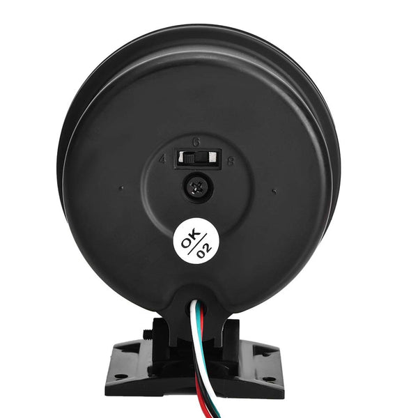 TKSE Tachometer 12V, 0-8000 RPM Car Universal Tachometer Rev Counter Tacho Gauge Meter LED Shift Light