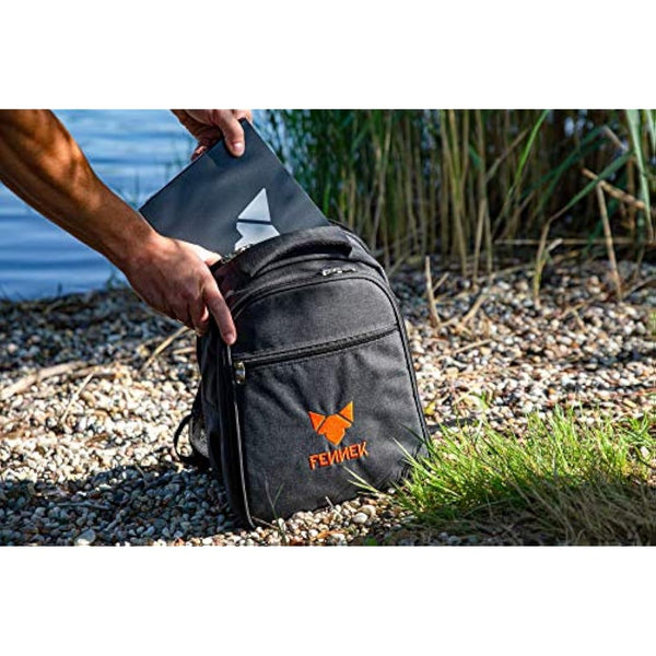 FENNEK portable picnic grill I Charcoal grill for outdoor BBQ while camping, fishing and much more.