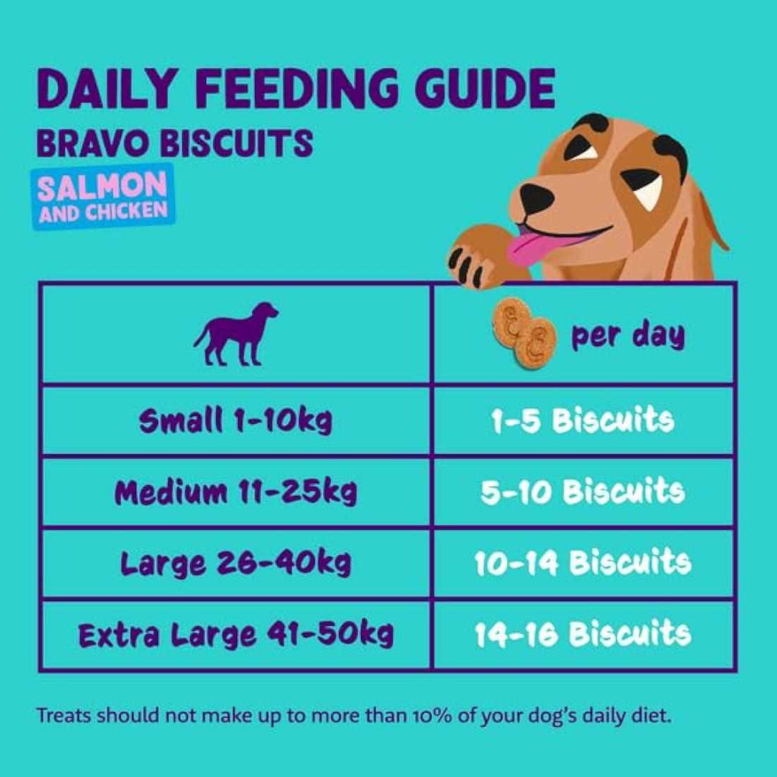 Edgard Cooper Natural Dog Treats - Salmon and Chicken Bravo Biscuits - (7 x 400g box), Grain Free, High in Protein & fresh meat, full of essential amino acids for healthy insides