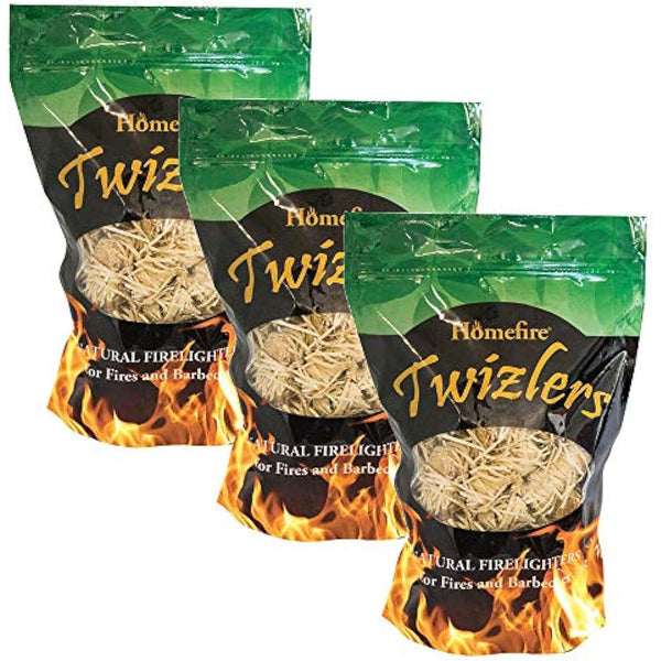 3 x 300g Natural Firelighter Odourless Smaokeless Stoves Chimneas BBQ Barbecue