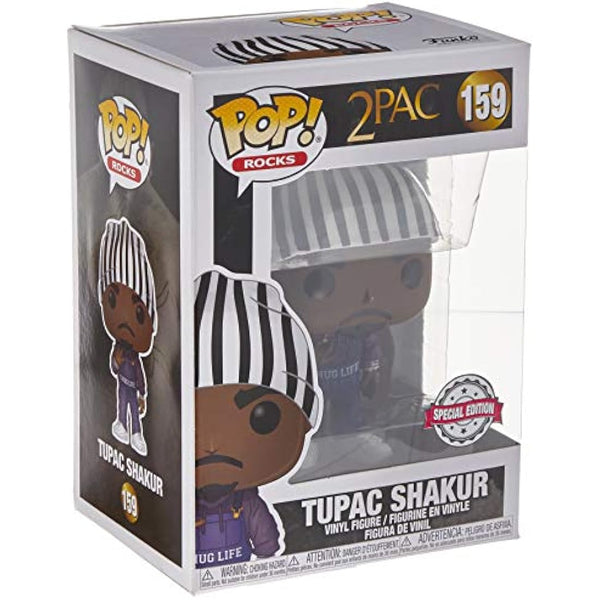 Funko POP! Rocks: 2PAC Tupac Shakur in Thug Life Overalls Pop! Vinyl Figure' #159