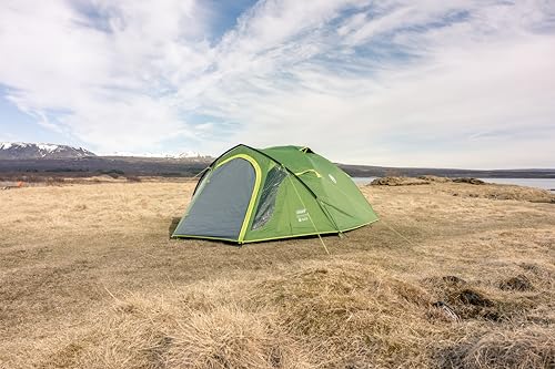 Coleman Tent Darwin 2-4 Person | Compact Lightweight Dome Tent | Models with Darkened Bedroom | Camping, Festival and Hiking Tent | 4500mm Waterproof | with Sewn-in Groundsheet