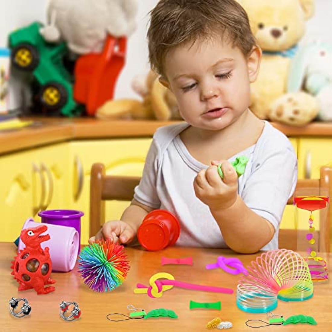 Fidget Toys, Sensory Toys for Autism ADHD People, Stress Balls Anxiety Relief, Stress Relief and Anti-Anxiety Gift for Adults, Kids Party Bag Fillers