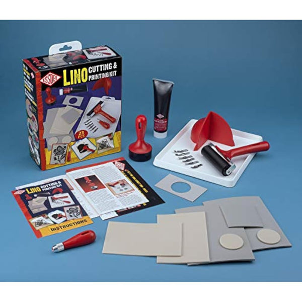 Essdee L5PKR1 Lino Cutting & Printing Kit (23 Pieces)