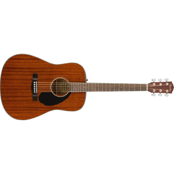 Fender CD-60 Dreadnought V3 DS Acoustic Guitar in Black with Walnut Fretboard, Great for Beginners, Comes with Free Virtual Lessons