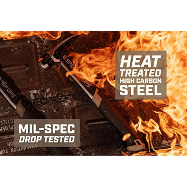 Spec Ops Tools 20 oz Rip Claw Nailing Hammer with Smooth Face, Shock-Absorbing Grip, 3% Donated to Veterans