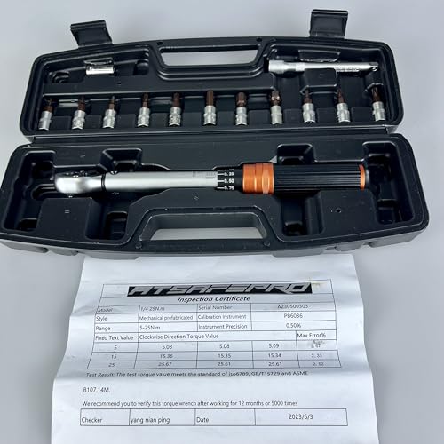 ATsafepro Torque Wrench 3/4 Inch, 100-600 Nm Torque Wrenchs, ±3% Error Accuracy with 48 Teeth Dual-Direction Adjustable for Repair of Car, Truck, Tractor