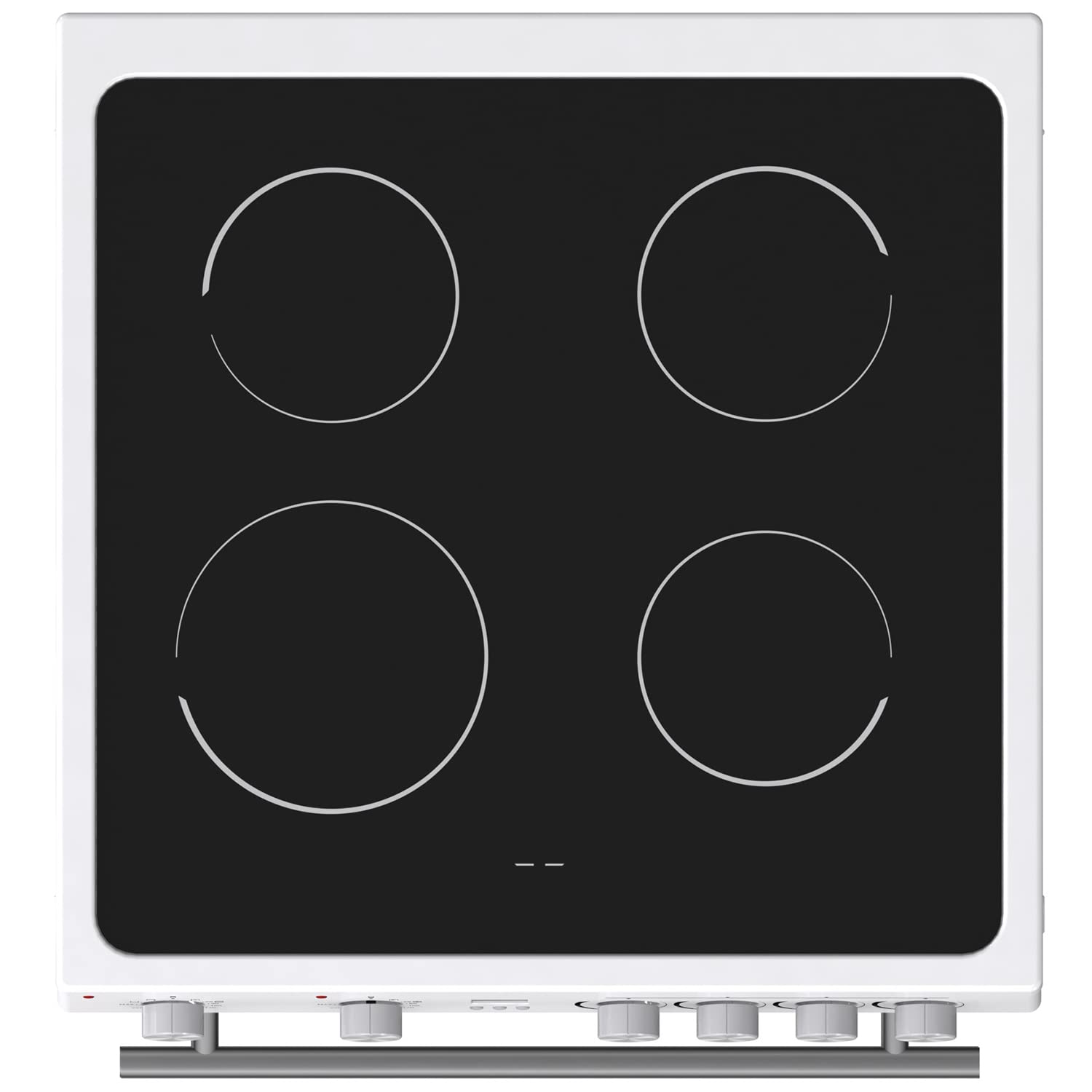 Hisense HDE3211BBUK 60cm Electric Cooker with Ceramic Hob-Black , A Rated Double Oven