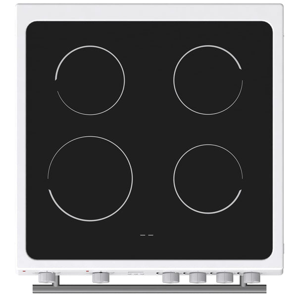 Hisense HDE3211BBUK 60cm Electric Cooker with Ceramic Hob-Black , A Rated Double Oven