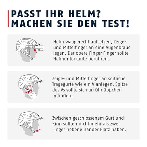 ABUS Macator road bike helmet - sporty bike helmet for beginners - also for pigtail wearers - for men and women