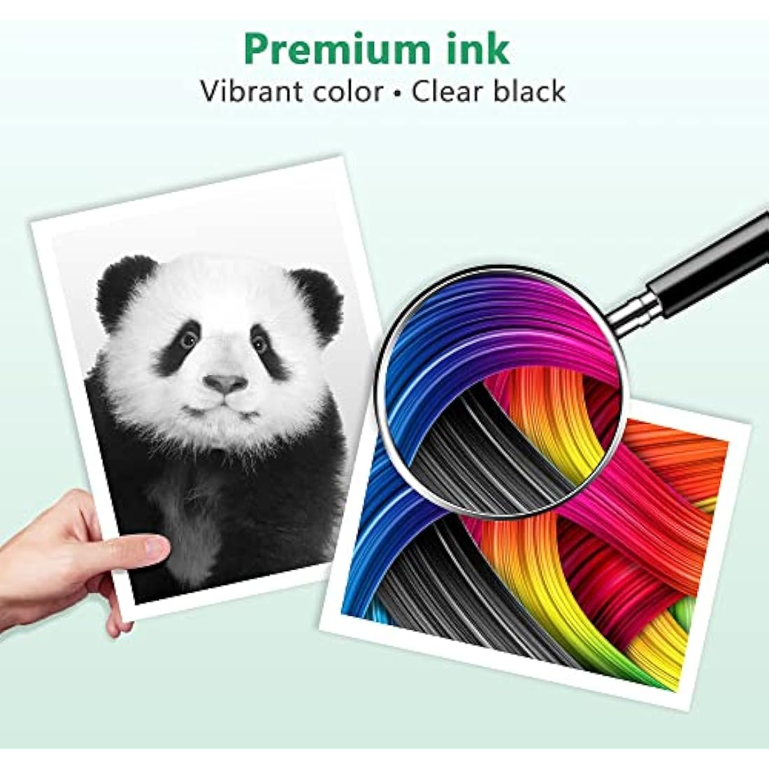 62 XL 62XL Ink Cartridges Black and Colour Multipack Replacement for HP 62 Ink Cartridges Twin Pack for HP Envy 5540 5541 5544 5546 5644 5541 5640 5646 5542 OfficeJet 200 250 5740 5742 (2-Pack)