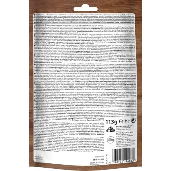 8in1 Triple Flavour Wings chew sticks for dogs - extra-meaty chew snacks, 113g bag